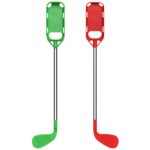 Nintendo Golf palice za Switch u crvenoj i zelenoj boji sa Super Mario dizajnom