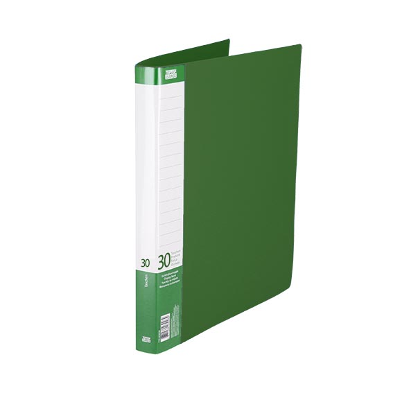 Plava TTO fascikla od PVC folije sa 30 unutrašnjih džepova, format A4+