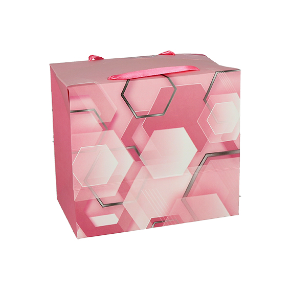 Roze SB Vrećica Box L veličine sa interesantnim dizajnom