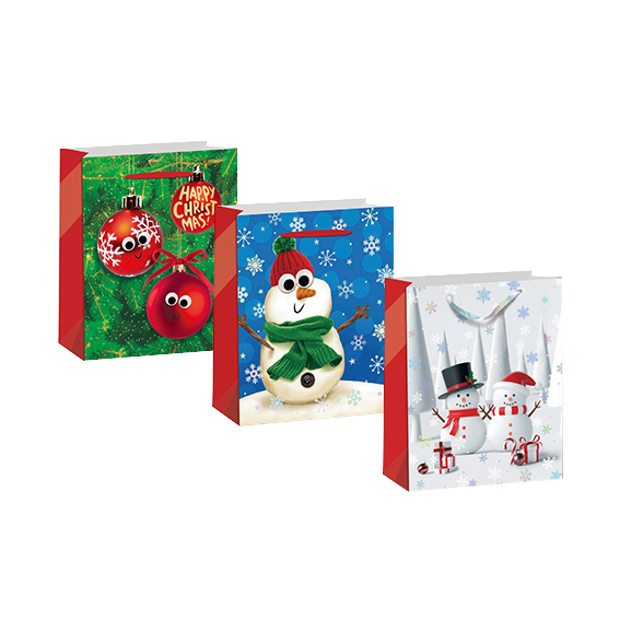 SB Vrećica NG XL Snowman sa novogodišnjim dizajnom