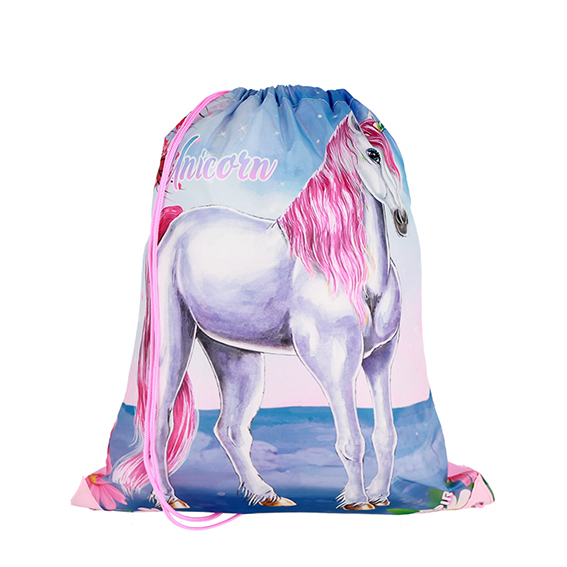 TTS Sport Torba Unicorn 24 - roze vrećica za patike sa unicorn printom