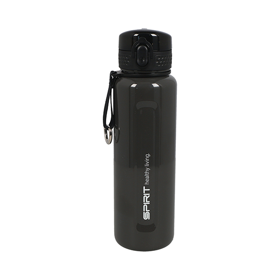 Crna TTS Flaša MOMENT 830ml sa preklopivom slamkom