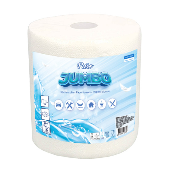TTC Pure ubrus u rolni Jumbo, pakovanje od 6 rolni