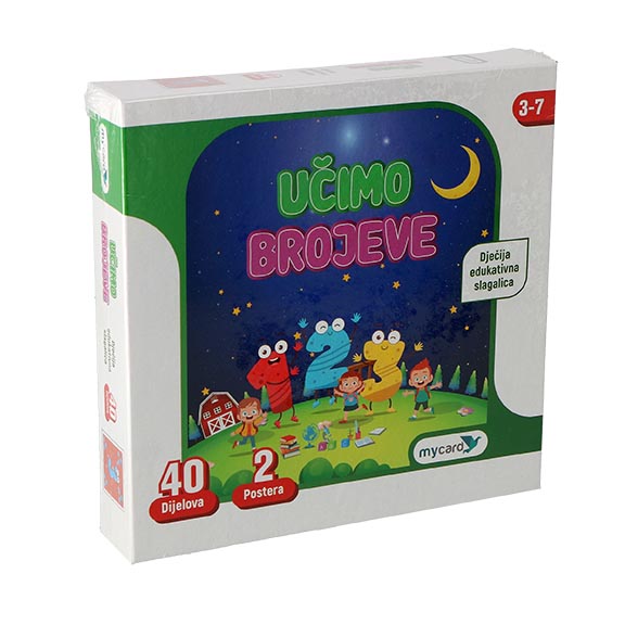 MO Puzle Fun 40 - edukativna igra za učenje brojeva za decu
