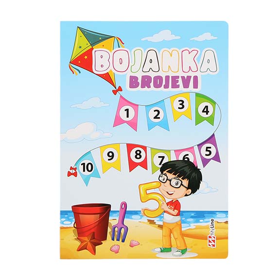 MO Bojanka brojevi sa ilustracijama brojeva i dečjim motivima