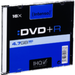 Intenso DVD+R 4.7GB u Slim Case pakovanju