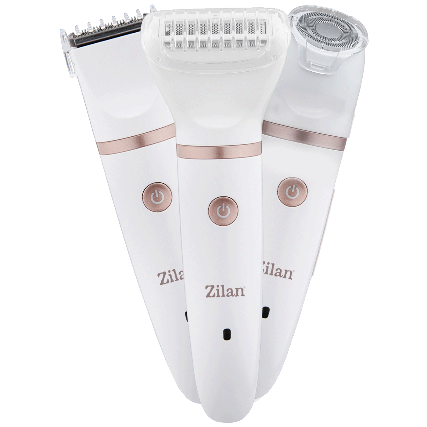 Zilan Epilator 3u1, IPx7, sa kružnom glavom za brijanje i preciznim trimerom