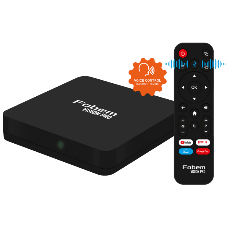 Fobem Vision Pro IPTV prijemnik sa daljinskim upravljačem i HDMI kablom