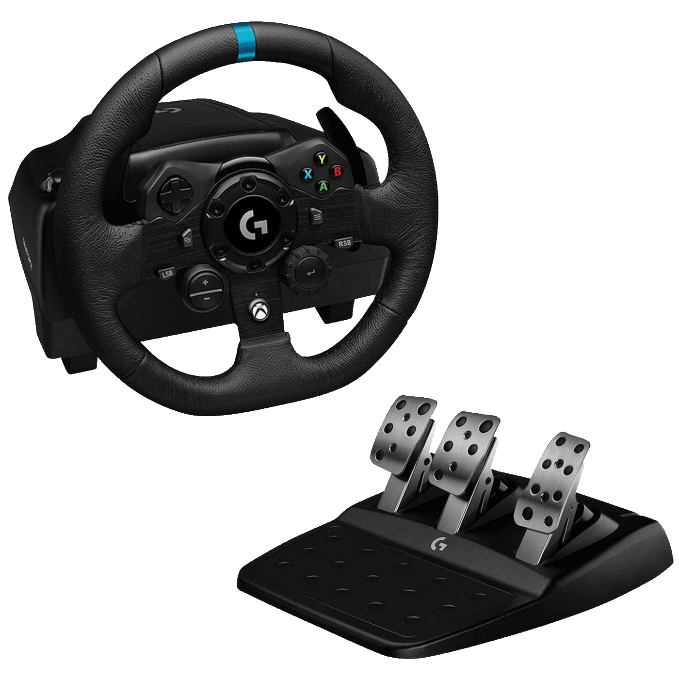 Logitech G923 gaming volan za PC, PlayStation 4 i PlayStation 5 sa pedalam i LED osvetljenjem.
