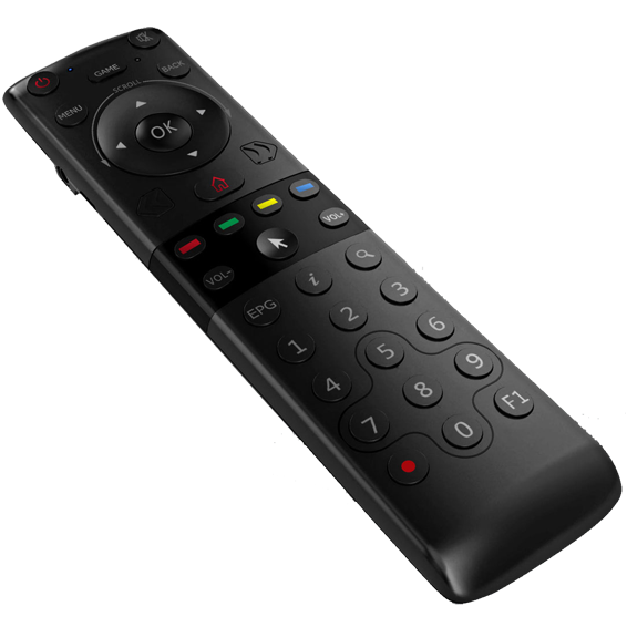 Amiko A3 Smart TV Box daljinski upravljač sa žiroskopom i mikrofonom