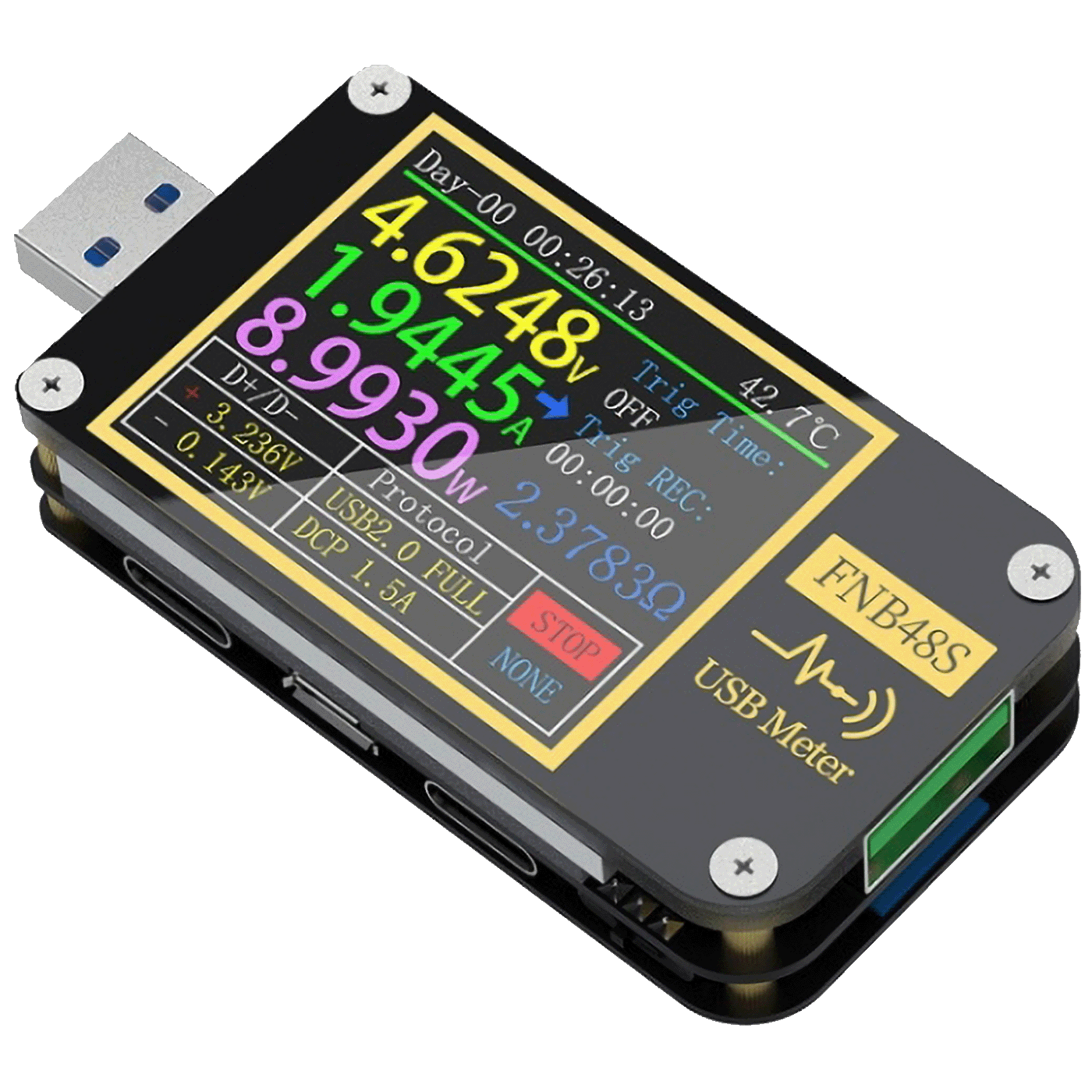NN-Su USB multifunkcionalni tester FNB48S sa ekranom visoke definicije i USB priključcima