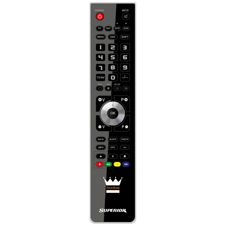 Crni Superior 2:1 FREEDOM daljinski upravljač sa USB kablom za programiranje