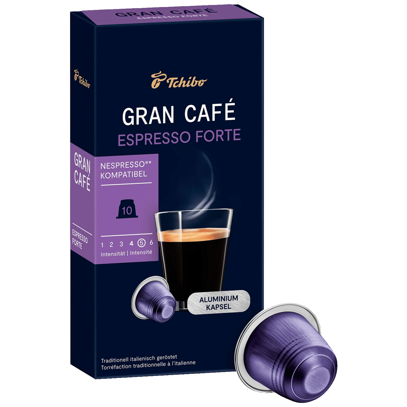 Tchibo Gran Café Espresso Forte kapsule za Nespresso aparate, pakovanje od 10 komada