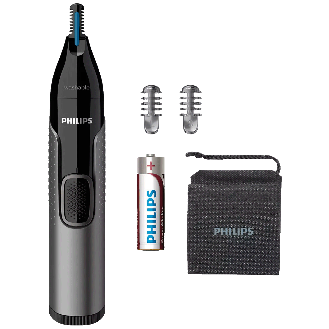 Philips PrecisionTrim NT3650/16 - trimer za nos, uši i obrve sa tekstiranom drškom