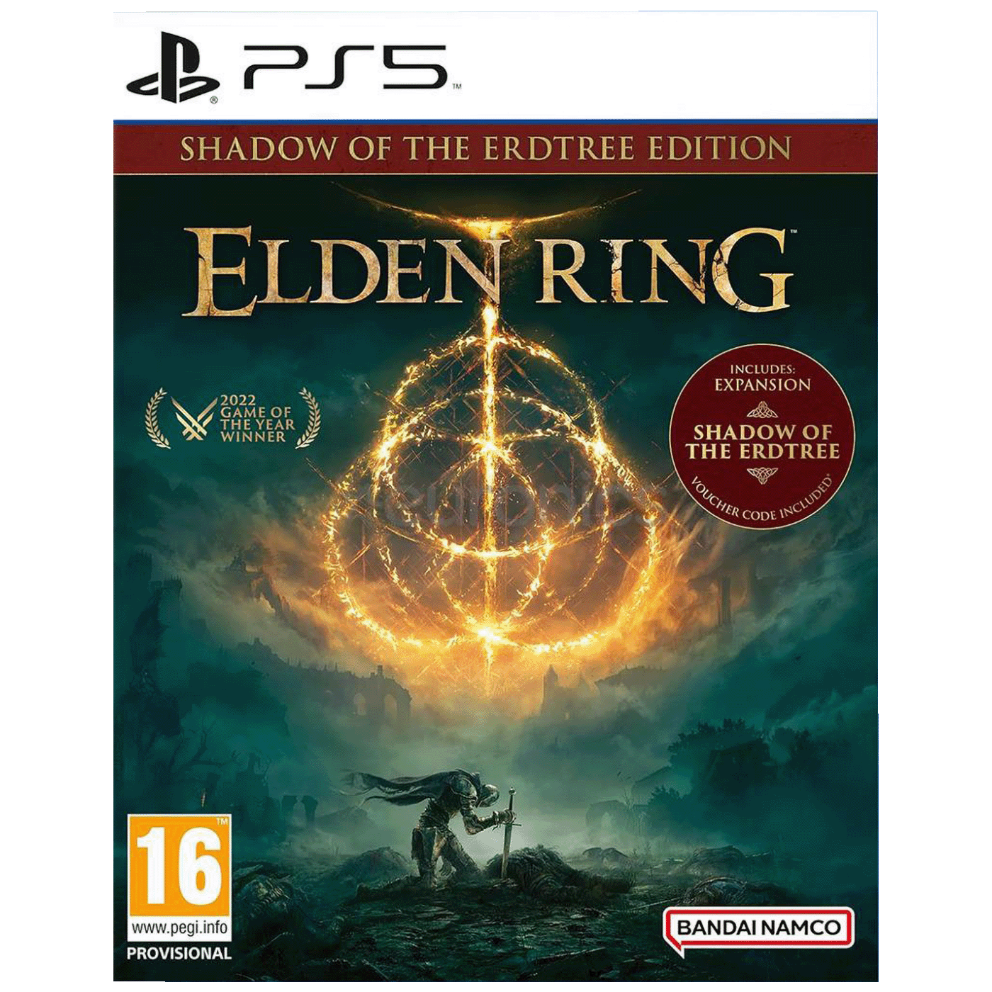 Naslovnica igre Elden Ring Shadow of the Erdtree za PlayStation 5