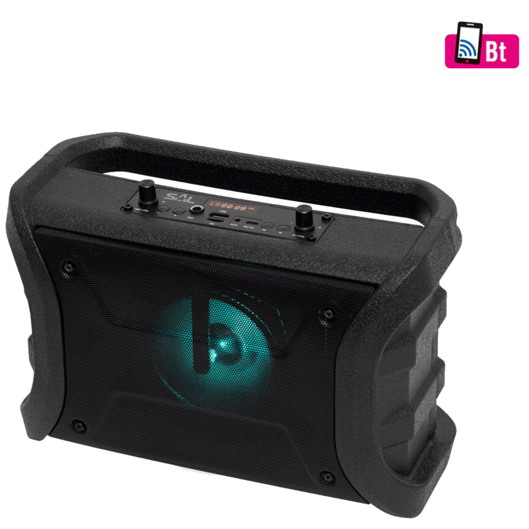 SAL BTWORKY bežični zvučnik sa RGB osvetljenjem i Bluetooth konekcijom