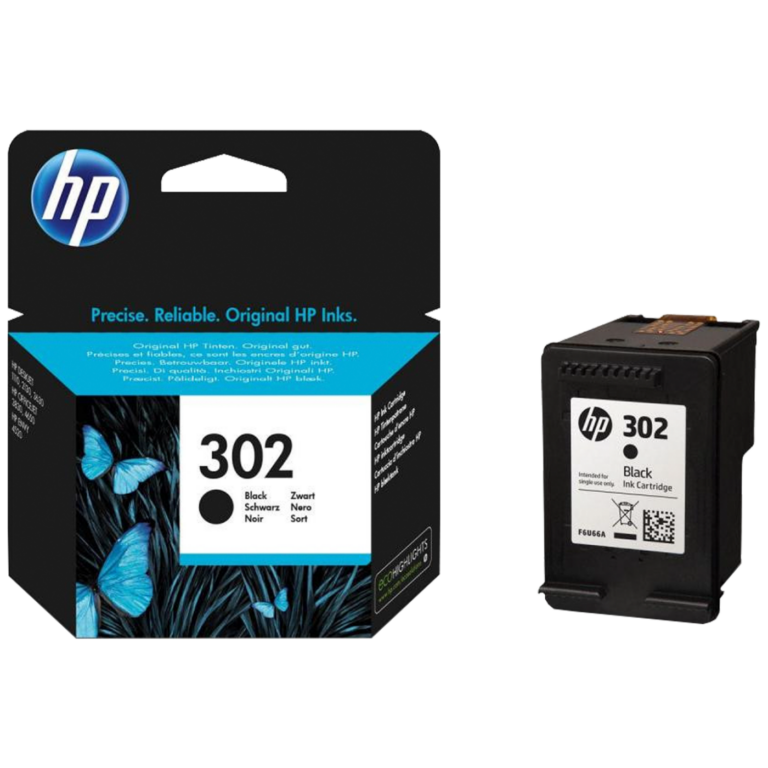 Originalna HP tinta 302 (F6U66AE) crna, 3,5ml, pakovanje