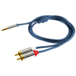 Home RCA kabl sa 2 RCA i 3.5mm konektorom, dužine 1 metar