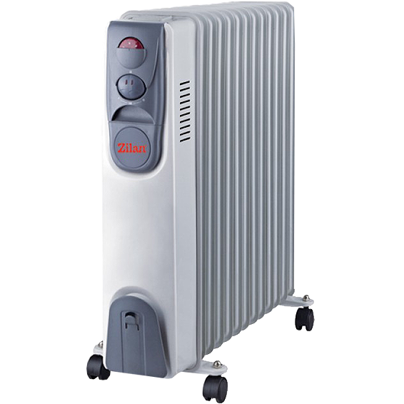 Zilan Premium uljni radijator 2500W sa 13 rebara i točkićima za lakše prenošenje.