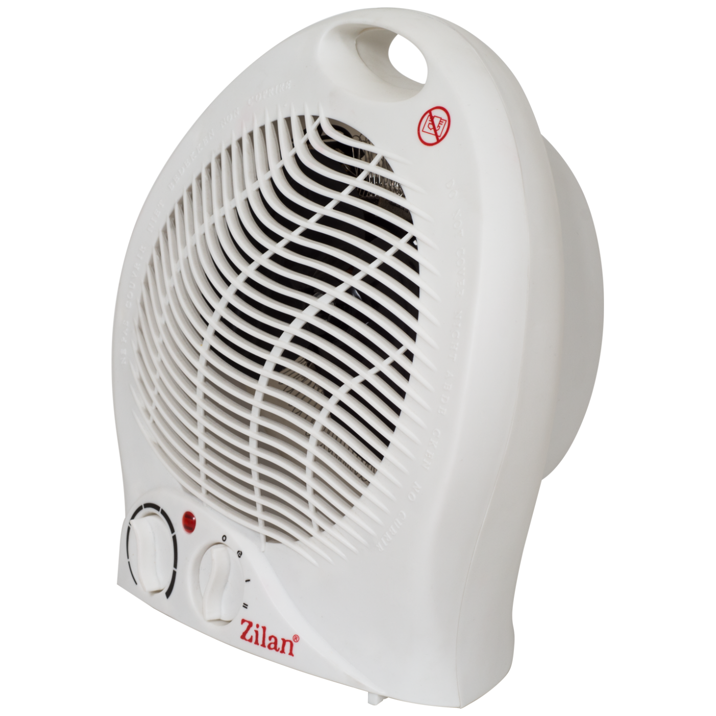 Bijela Floria grijalica sa ventilatorom, 2000 W, sa termostatom