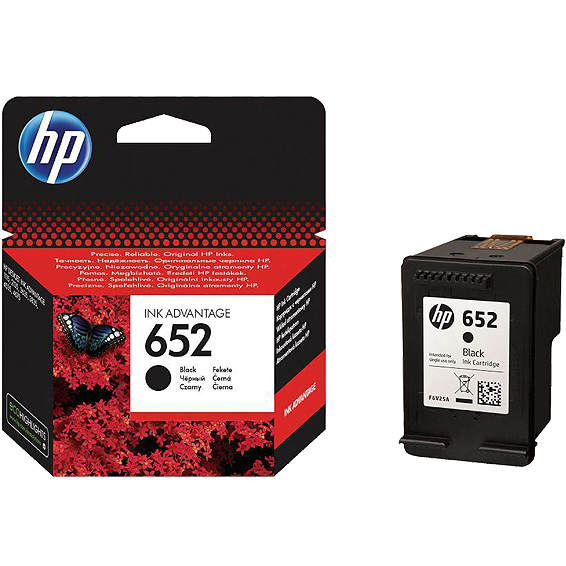 HP Tinta 652 (F6V25AE) crna boja, original pakovanje