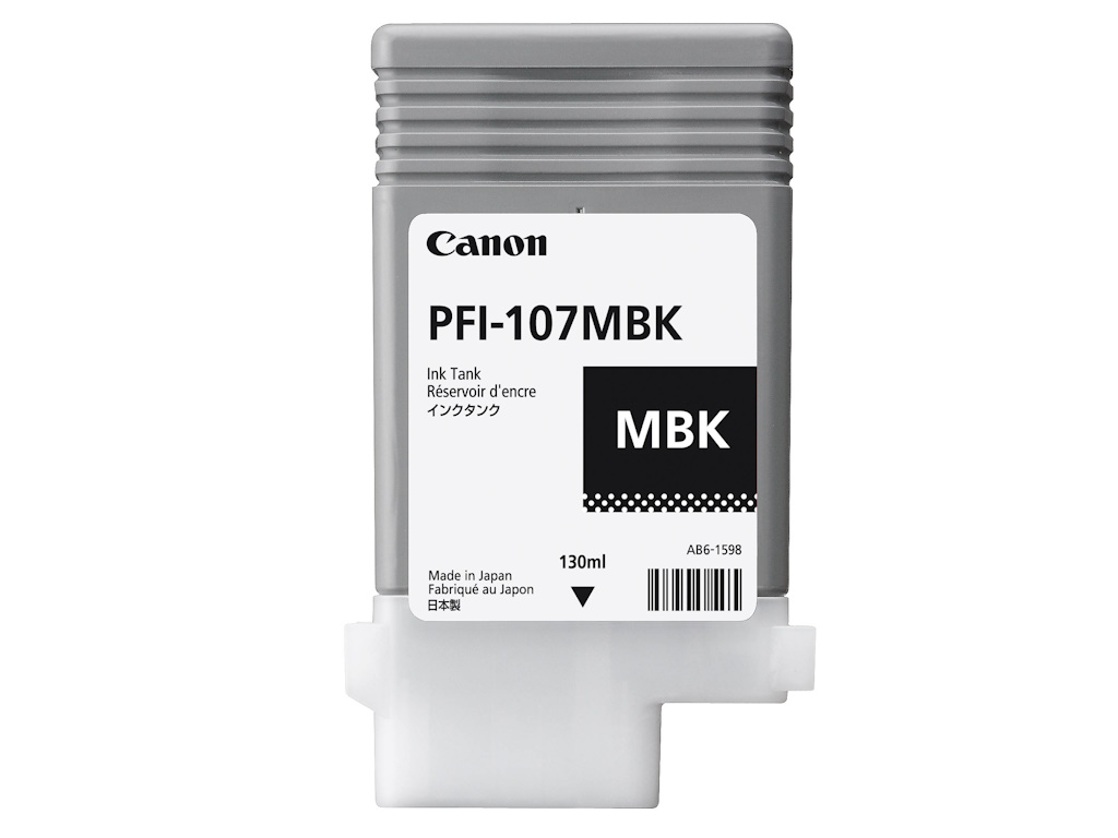 Originalna Canon tinta PFI-107 MBK za inkjet štampače, pakovanje 130ml