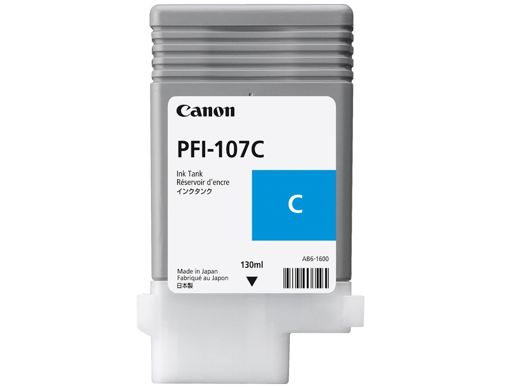 Originalna Canon tinta PFI-107 C u plavoj boji za inkjet štampače