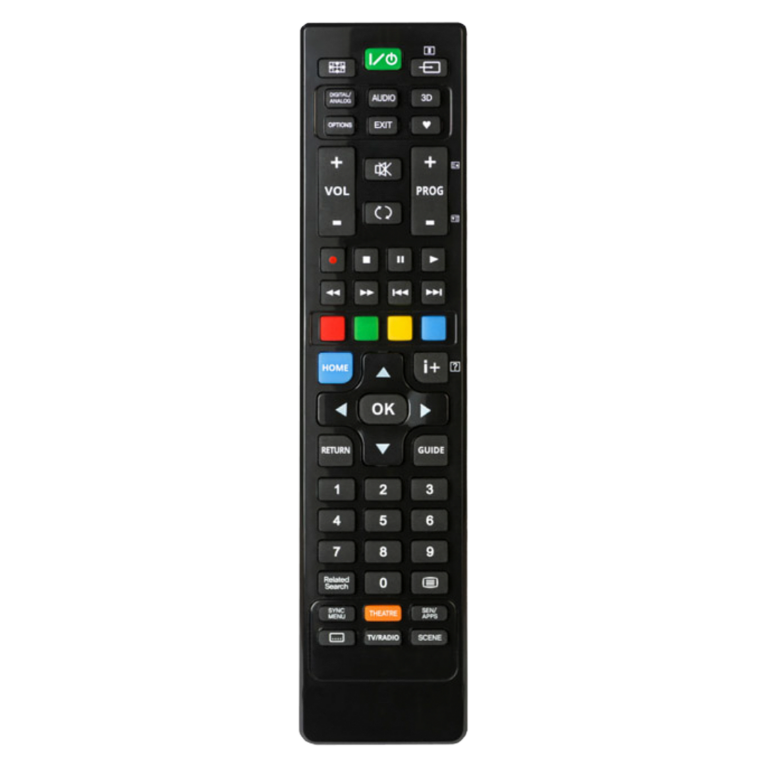 Superior daljinski upravljač za Sony TV prijemnike sa crnim dizajnom i ergonomskim dugmićima