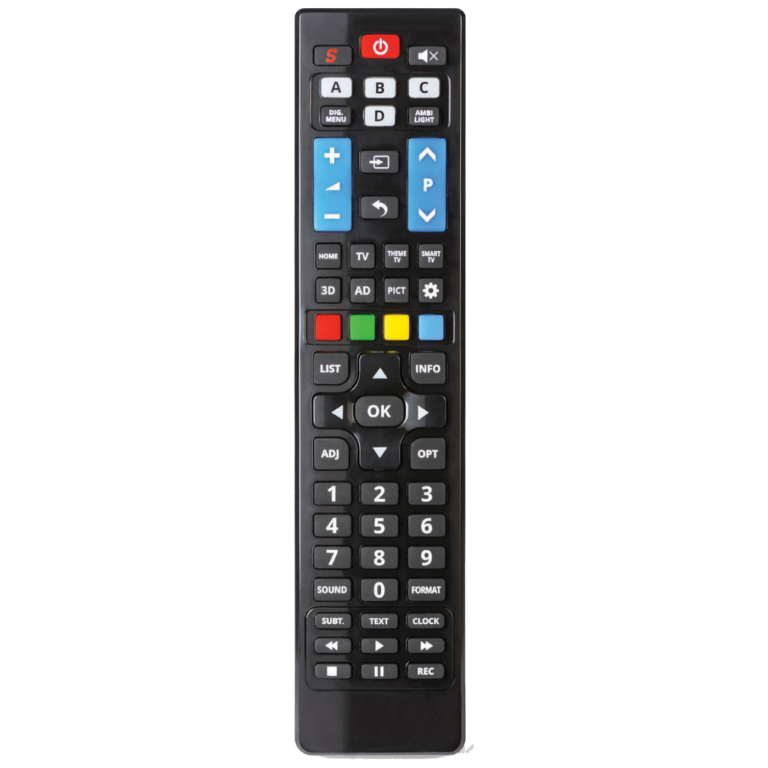 Superior daljinski upravljač za Philips TV prijemnike sa crvenim dugmadima