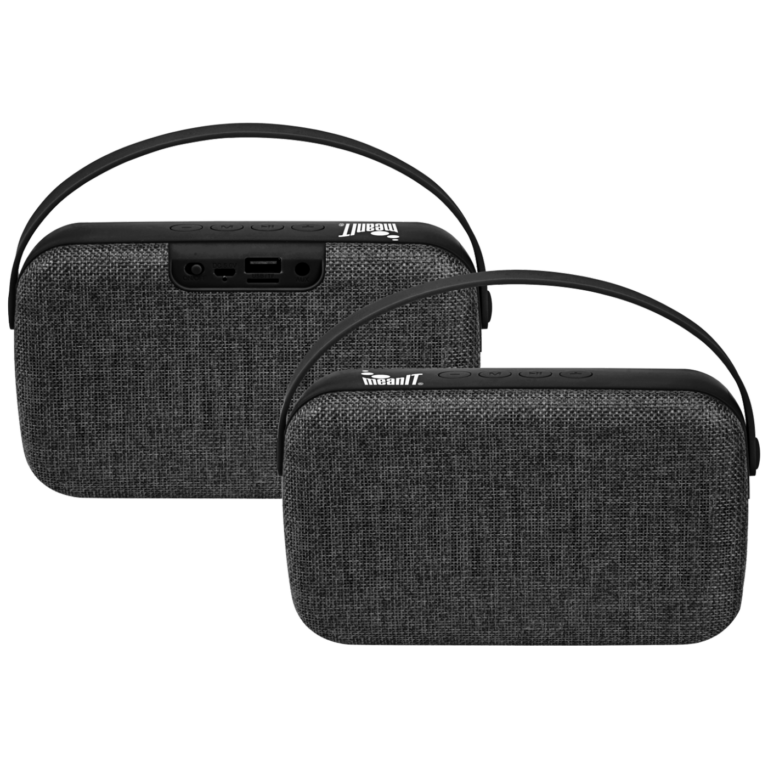 MeanIT B3 bežični zvučnik sa Bluetooth i FM radio funkcijama, crne boje sa modernim dizajnom.