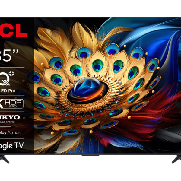 TCL 85C655 4K QLED TV sa bezramnim dizajnom i Google TV operativnim sistemom