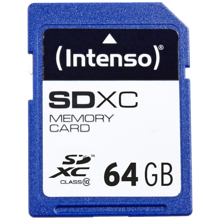 Intenso SD kartica 64GB Class 10 sa oznakom brzine i kapaciteta