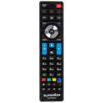 Superior daljinski upravljač za Philips TV prijemnike sa crnim dizajnom i ergonomskim dugmićima