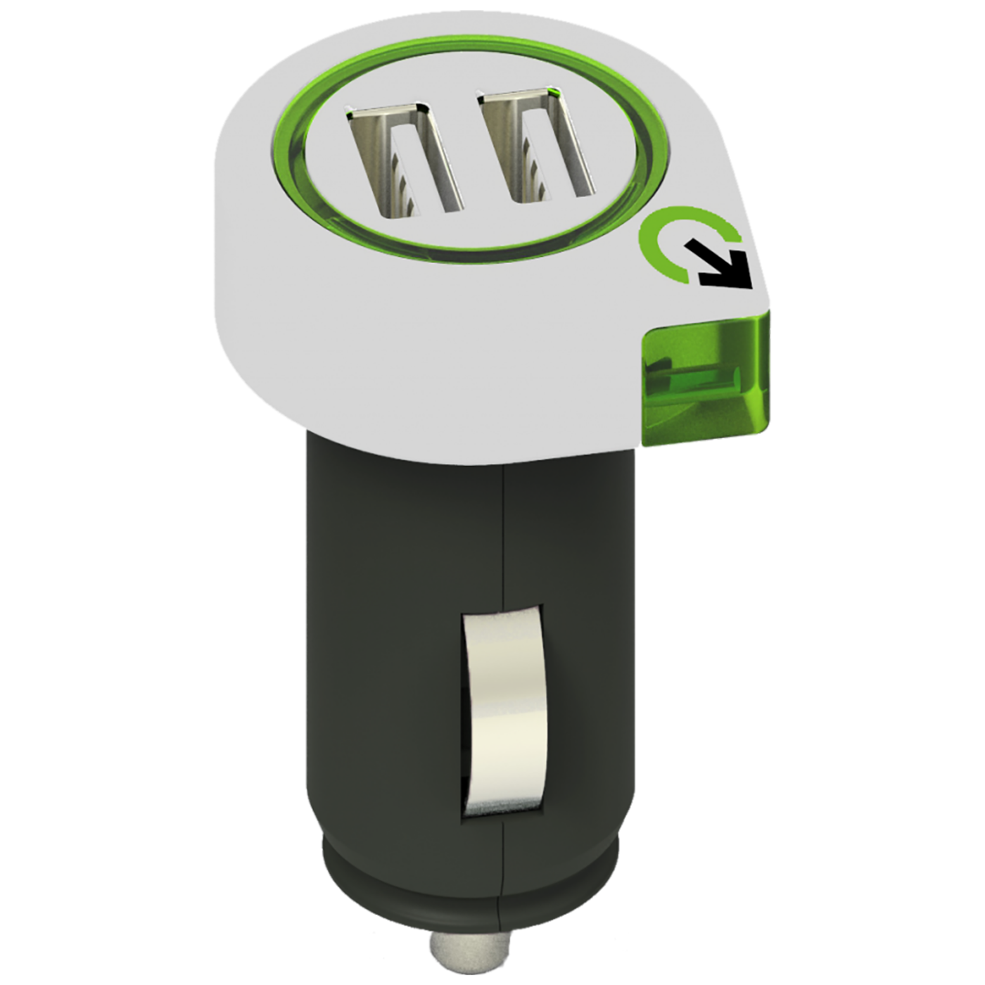 q2power auto punjač sa dva USB porta za brzo punjenje u kolima