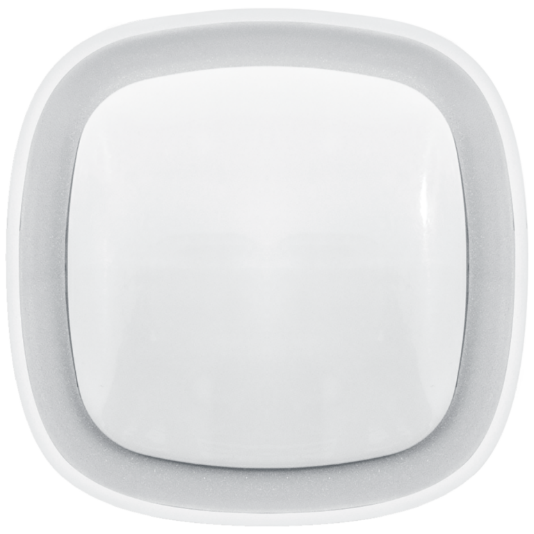 Amiko Home detektor pokreta sa ZigBee tehnologijom, beli senzor sa LED indikatorom.