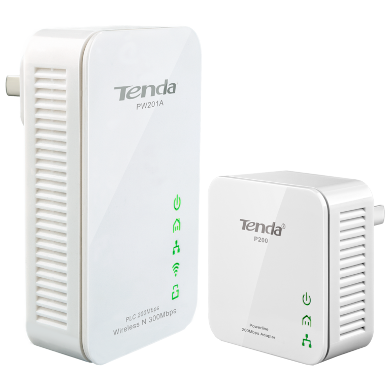 Tenda mrežna strujna utičnica set PW201+P200 sa WiFi i LAN priključkom