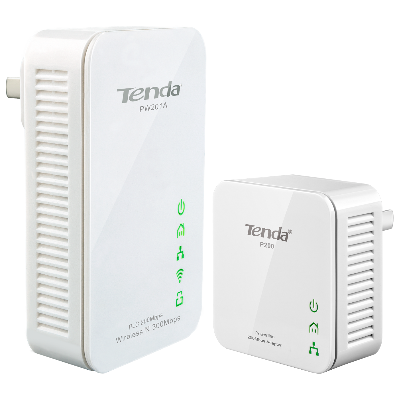 Tenda mrežna strujna utičnica set PW201+P200 sa WiFi i LAN priključkom