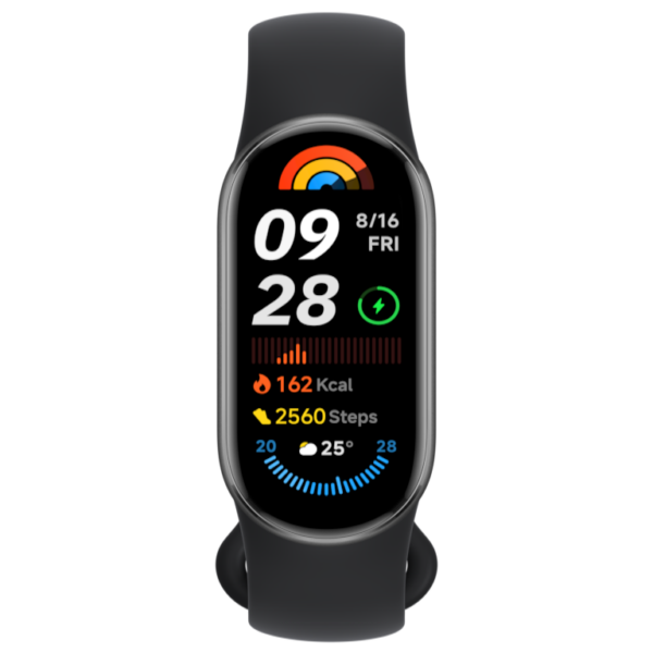 Xiaomi Smart Band 9 crna narukvica sa 1.62" AMOLED displejem