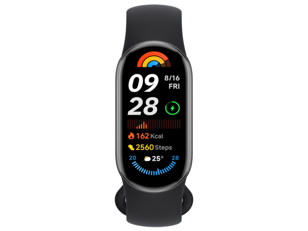 Xiaomi Smart Band 9 crna narukvica sa 1.62" AMOLED displejem