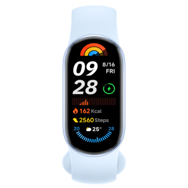 Xiaomi Smart Band 9 u plavoj boji sa velikim 1.62" AMOLED displejem