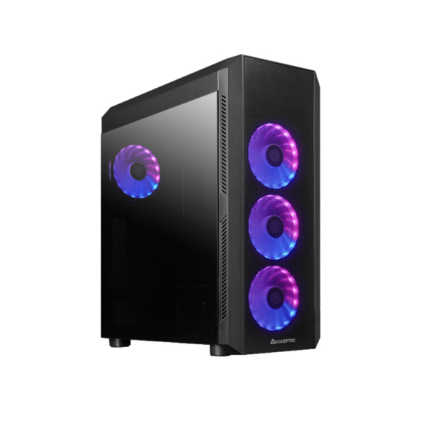 Chieftec Scorpion 4 PC kućište sa RGB osvetljenjem i 4 ventilatora