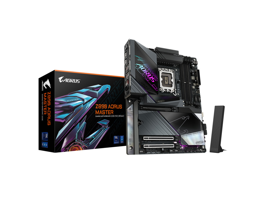 Gigabyte Z890 AORUS MASTER matična ploča sa RGB osvetljenjem i više M.2 slotova