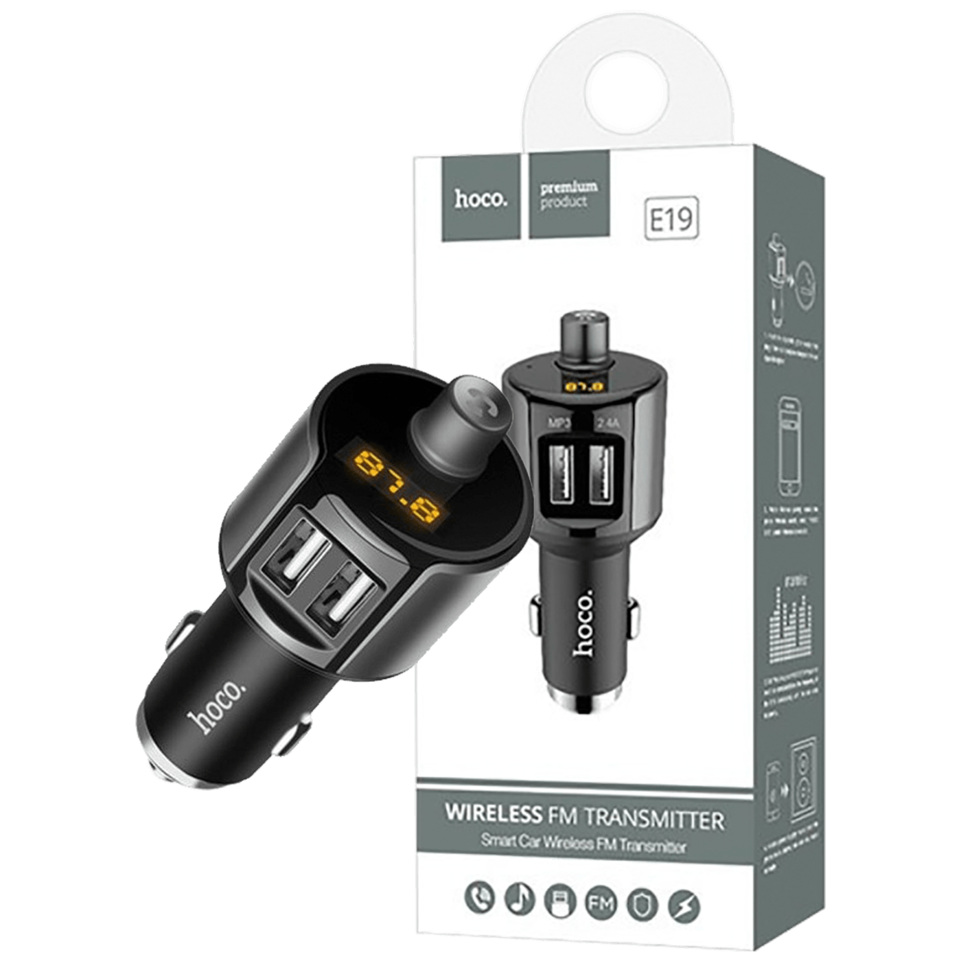 hoco. FM modulator sa Bluetooth i USB priključcima za auto