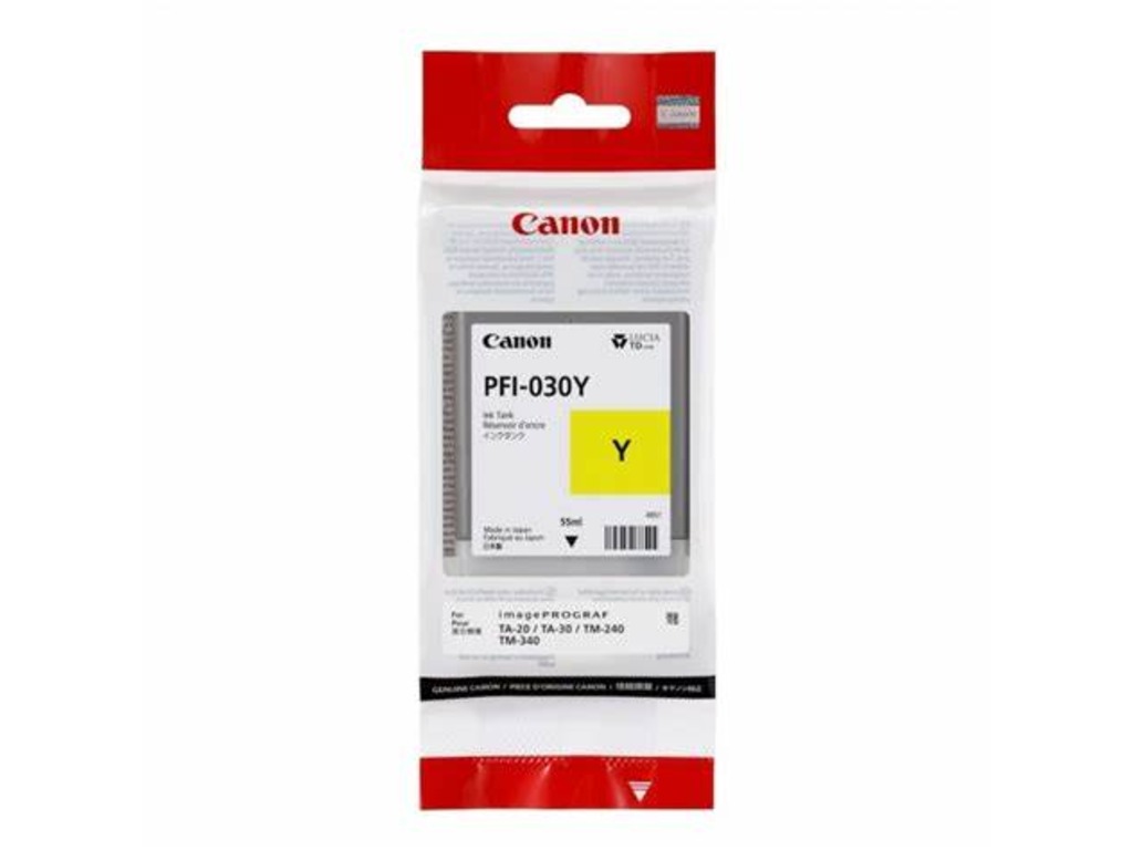 Originalna Canon tinta PFI-030 Yellow 55ml za štampače TM-240 i TM-340