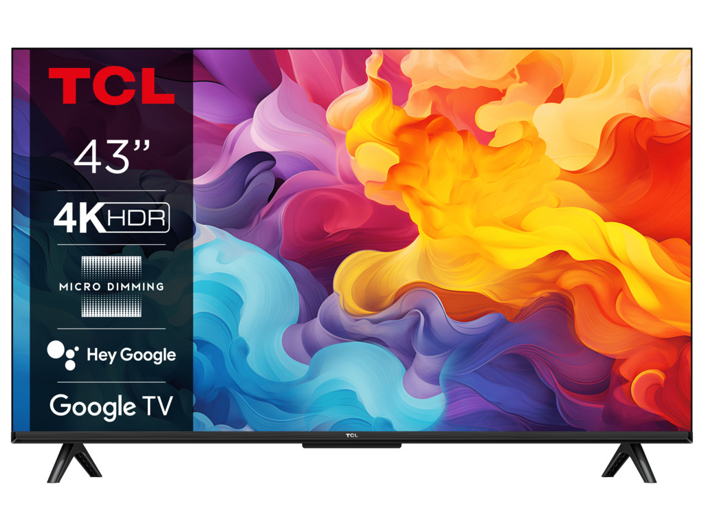TCL 43V6B 4K televizor sa bezramnim ekranom i Google TV operativnim sistemom