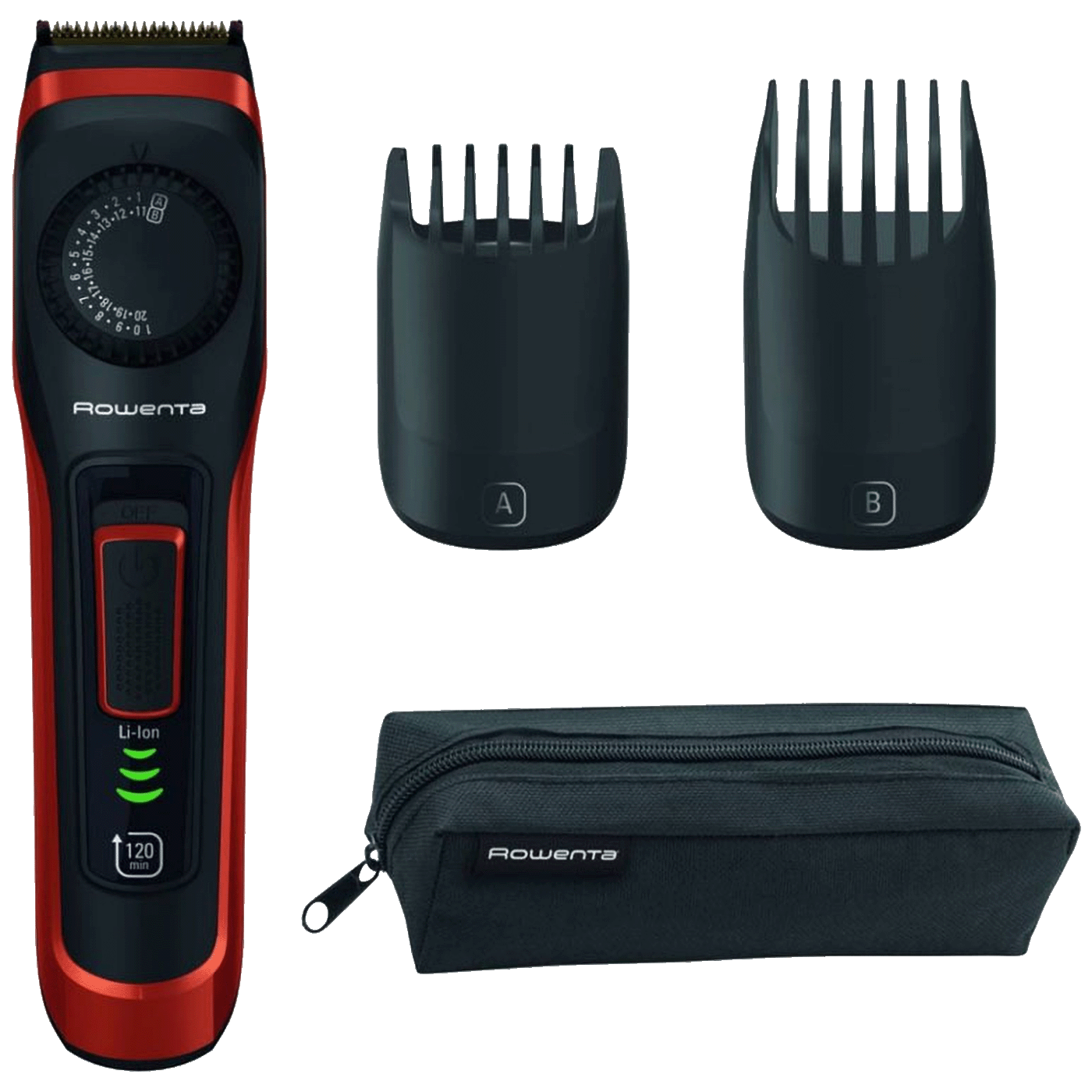 Rowenta Virtuo TN3800F4 trimer za bradu sa podesivim češljem i LED indikatorom