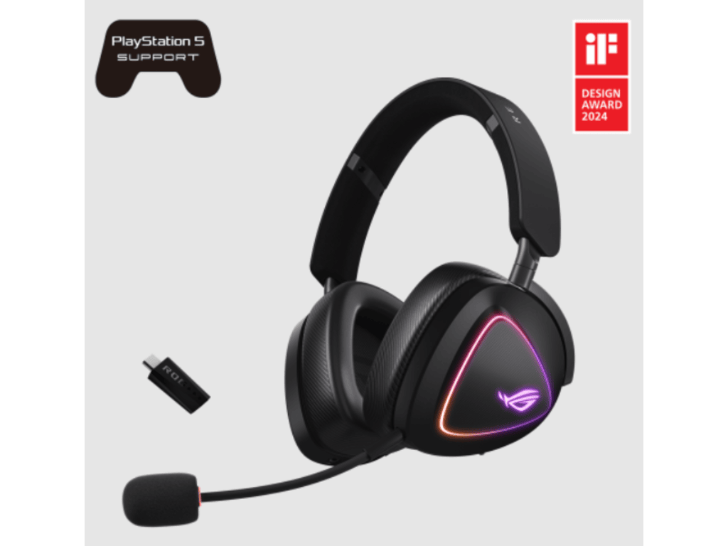 ASUS ROG Delta II wireless gaming slušalice sa RGB osvetljenjem