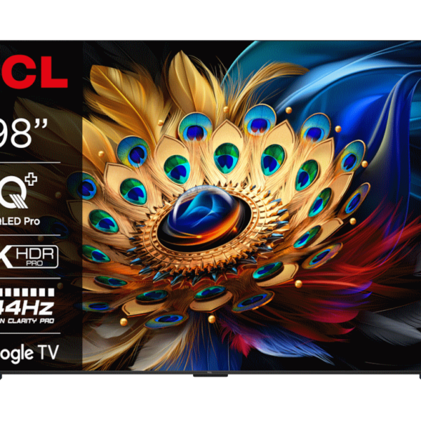 TCL 98C655 4K QLED TV sa bezramnim dizajnom i Google TV