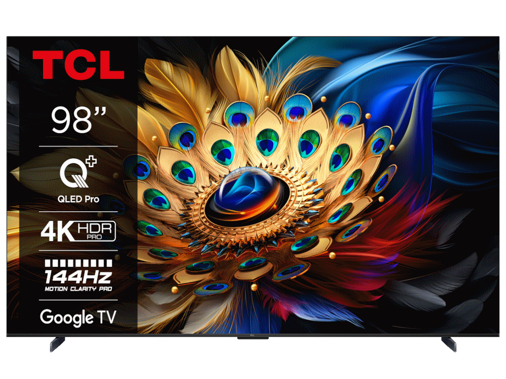 TCL 98C655 4K QLED TV sa bezramnim dizajnom i Google TV