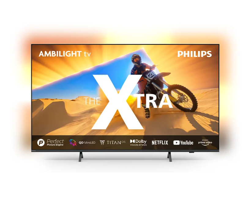Philips 85" MiniLED televizor sa Ambilight tehnologijom i crnim okvirom